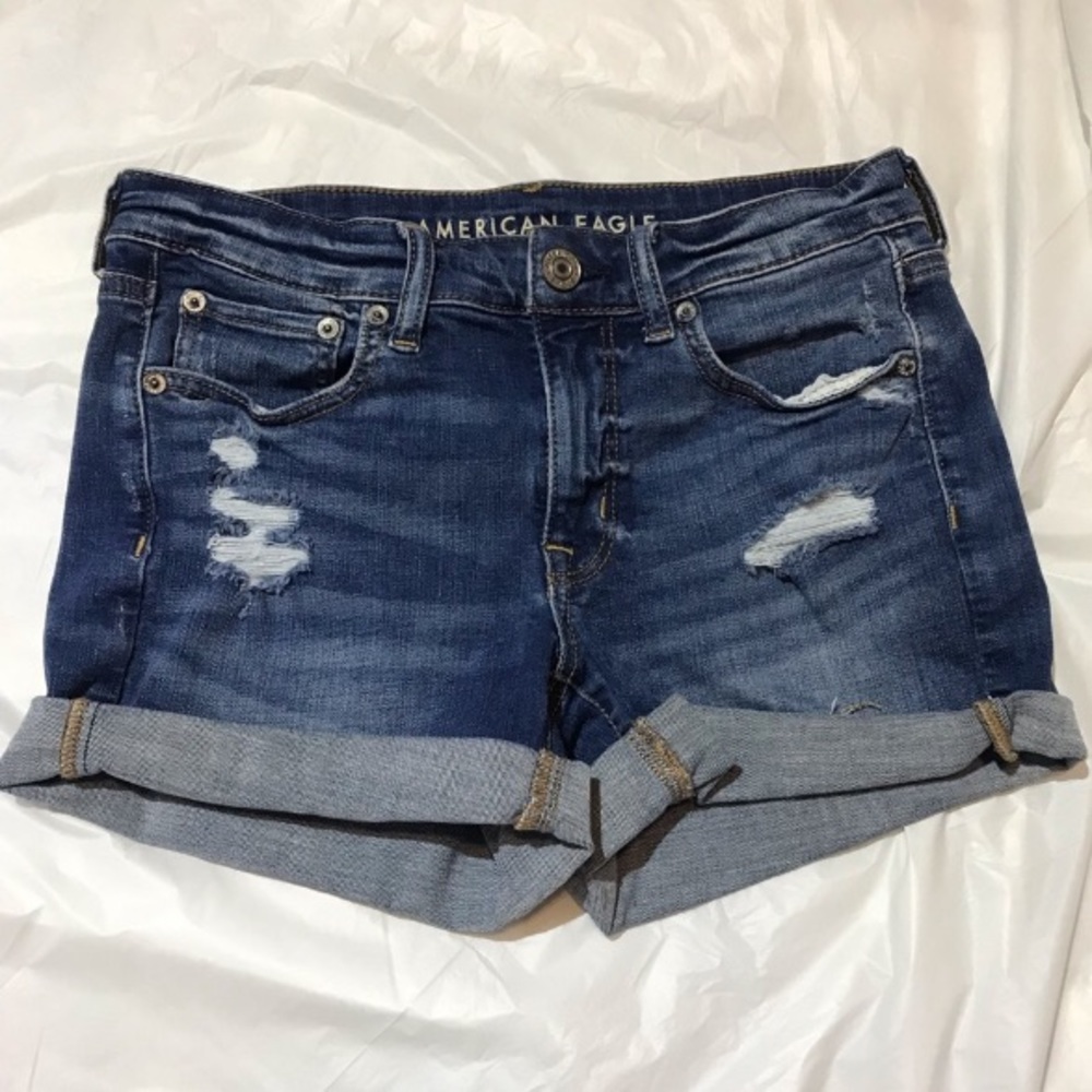 2 for $20 American Eagle Distressed Jean Shorts  size 4